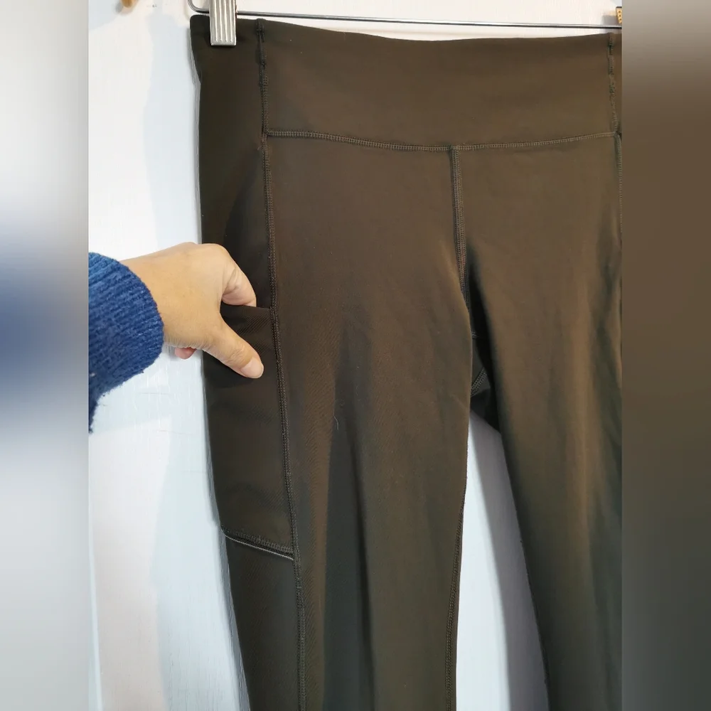 Lululemon Speed Up Tight DWR 28"Dark Olive size 6 - Picture 7 of 11